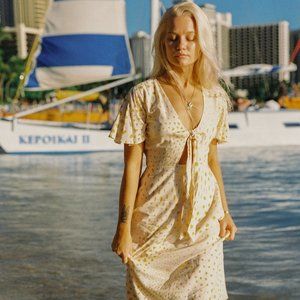 Yireh Cleo Dress in Starfruit NWT